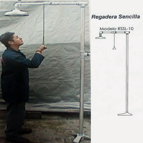 Regadera Sencilla sin Lavaojos